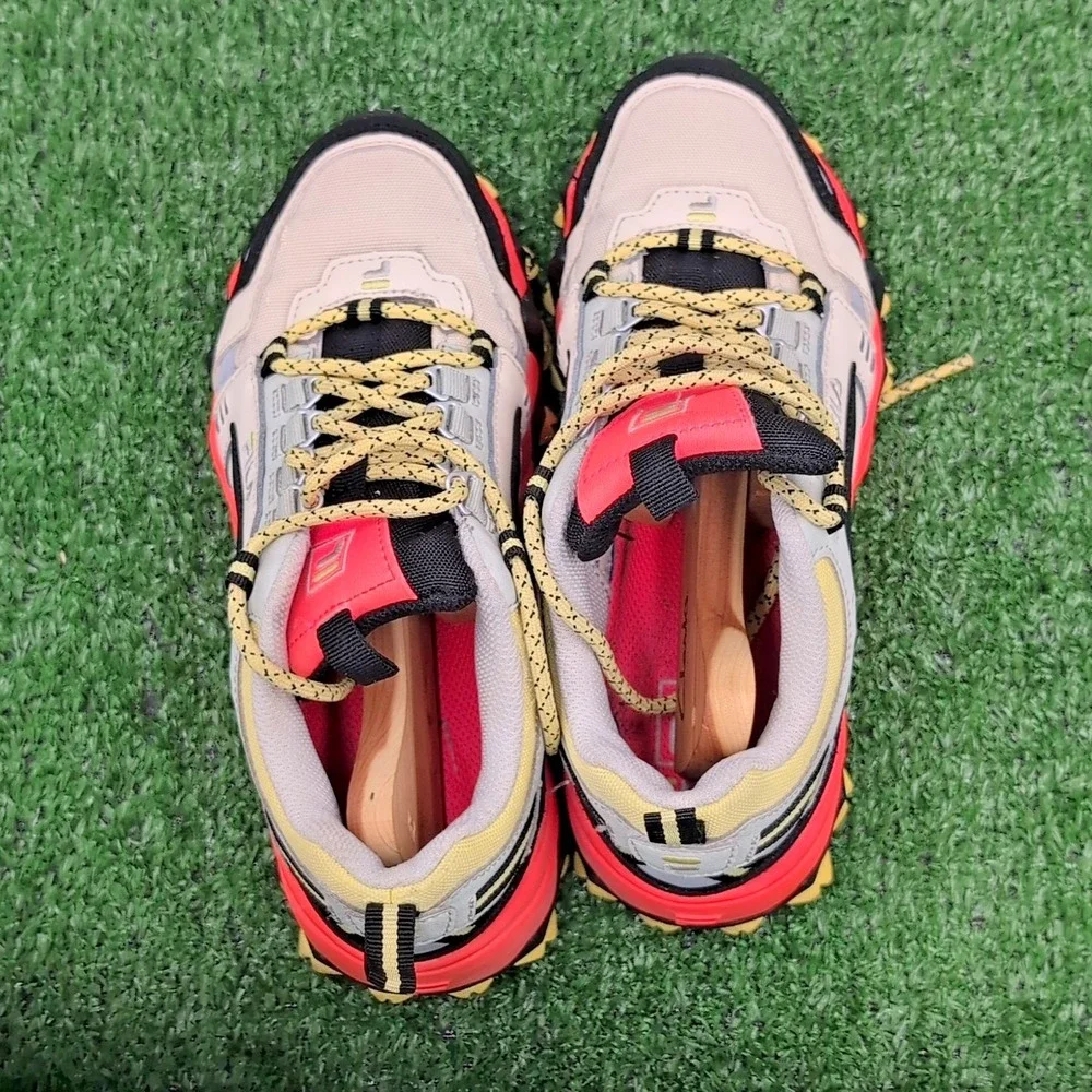 Fila Trail Running Hiking Shoes Women's‎ 6 M Oakmont Orange White 5JM00276-119